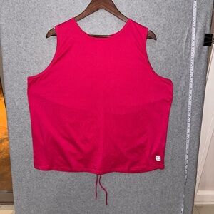 Daisy Fuentes Pink Boxy Sleeveless Tank Top